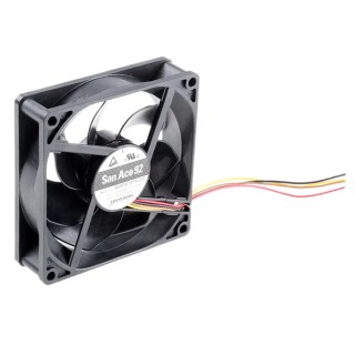 Sanyo Denki San Ace 9GA Series Axial Fan 12V DC 4.68W 390mA 132 m³/h 92 mm x 92 mm x 25 mm 9GA0912P4J03