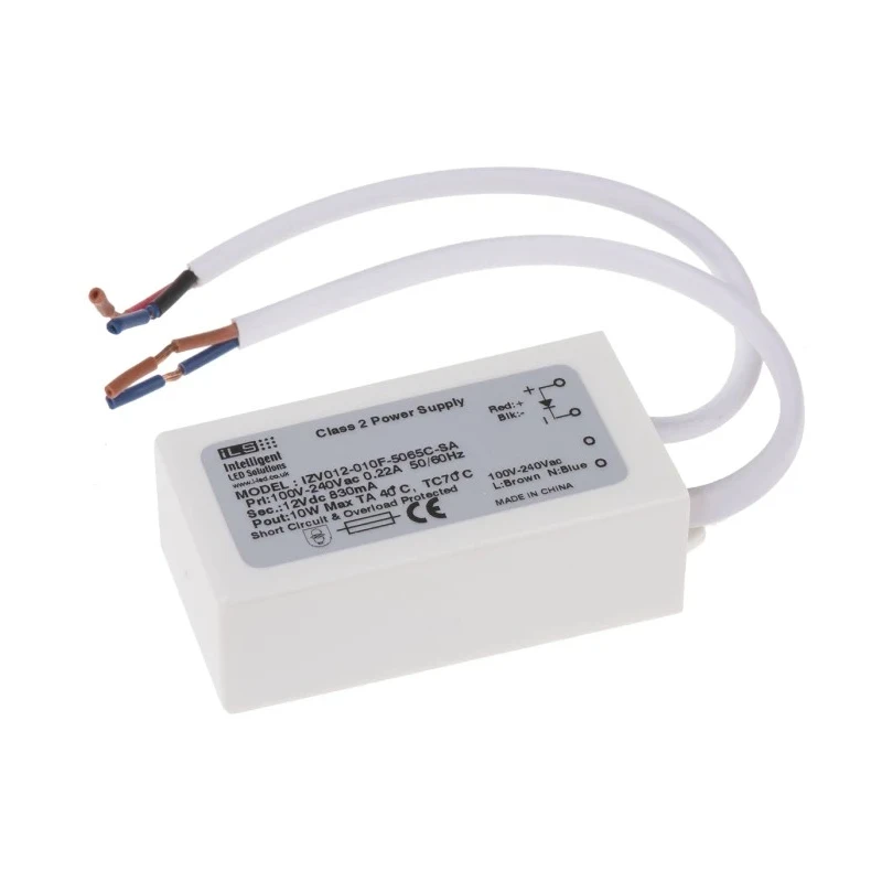 Intelligent LED Solutions IP65 5 Output 12V 10W 830mA Constant Voltage LED Driver 