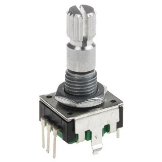 Bourns 24 ppr Pulse Incremental Mechanical Rotary Encoder with 6 mm Knurl Shaft, Through Hole PEC11R-4220K-S0024