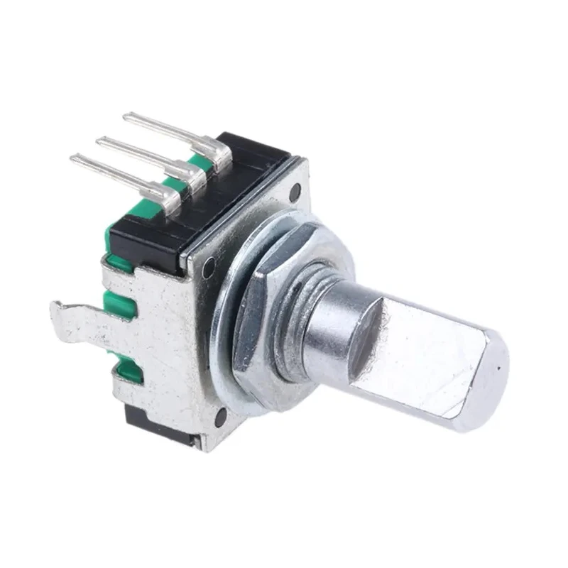 Bourns 24 ppr Pulse Incremental Mechanical Rotary Encoder with 6 mm Flat Shaft, Through Hole PEC11R-4215F-N0024