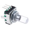 Bourns 24 ppr Pulse Incremental Mechanical Rotary Encoder with 6 mm Flat Shaft, Through Hole PEC11R-4215F-N0024