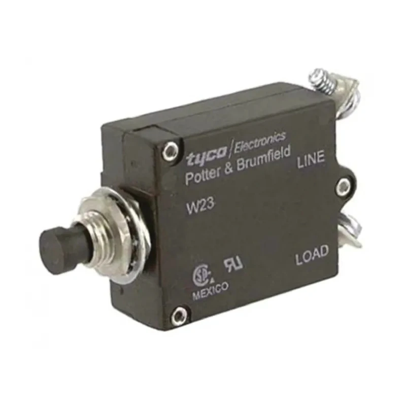 TE Connectivity W23 Thermal Circuit Breaker 50A Current Rating 1-Pole Direct Mount W23-X1A1G-50