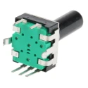 Bourns 24 ppr Pulse Incremental Mechanical Rotary Encoder with 6 mm Flat Shaft, Through Hole PEC12R-4225F-S0024