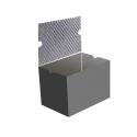 Zarges K470 Rectangular Black Foam Insert for K450 Case Model 40725 and K470 Case Model 40565 750x550x380 mm 43877