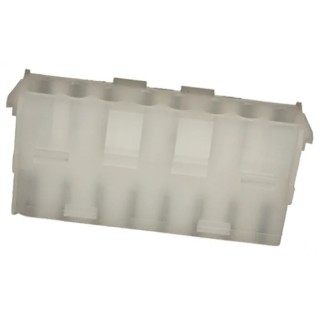 TE Connectivity Universal MATE-N-LOK Female Connector Housing 8 Way 1 Row 6.35 mm Pitch Panel Mount 926308-1