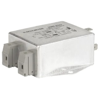 Schurter Chassis Mount EMC Filter 10 A 80V DC Screw Termination Single Phase FMEB 5500.2224