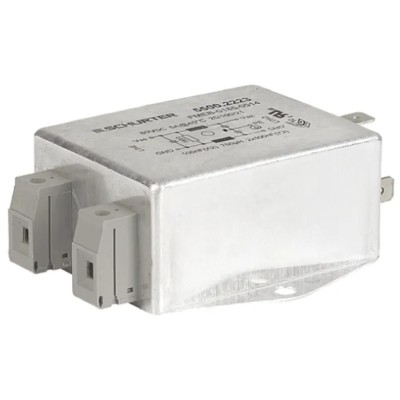 Schurter Chassis Mount EMC Filter 10 A 80V DC Screw Termination Single Phase FMEB 5500.2224