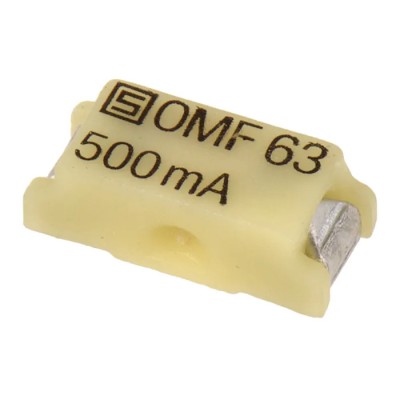 Schurter Non-Resettable Fast Acting Surface Mount Fuse 500mA 63V AC/DC 3402.0045.11