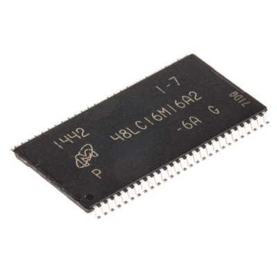 Micron SDRAM 256 MB 54-Pin 16 bit TSOP, Surface Mount Memory MT48LC16M16A2P-6A:G