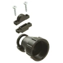 TE Connectivity Black Thermoplastic Cable Clamp 11.51 mm Maximum Bundle Diameter Screw Fixing 50 mm Length 1-206070-0