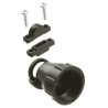 TE Connectivity Black Thermoplastic Cable Clamp 11.51 mm Maximum Bundle Diameter Screw Fixing 50 mm Length 1-206070-0