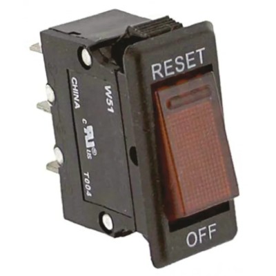 TE Connectivity Thermal Circuit Breaker 10A Current Rating 1-Pole Direct Mount W51-A122B1-10