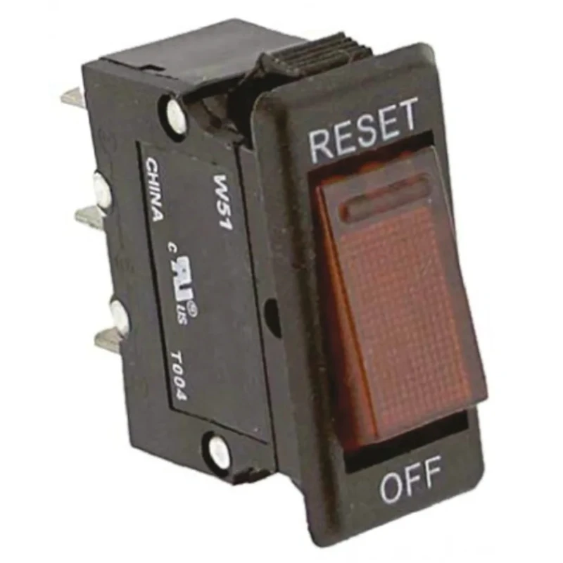 TE Connectivity Thermal Circuit Breaker 10A Current Rating 1-Pole Direct Mount W51-A122B1-10