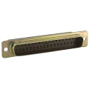 TE Connectivity AMPLIMITE HDP-20 37 Way Straight Cable D-Sub Connector Male 250V Steel Housing 205210-8