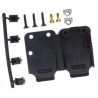 TE Connectivity HD20 Series Thermoplastic Right Angle D-Sub Backshell 15 Way HD20