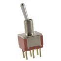 TE Connectivity Toggle Switch PCB Mount On-On DPDT Through Hole Terminal 20V DC 20V AC 2-1825138-4