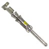 TE Connectivity Male Crimp Circular Connector Contact Size 20 mm, Wire Size 20AWG and 24AWG, 13A Current, Brass 1-66400-0