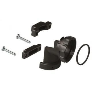 TE Connectivity Black Thermoplastic Cable Clamp 17.86 mm Max. Bundle Diameter Screw Fixing 796382-2