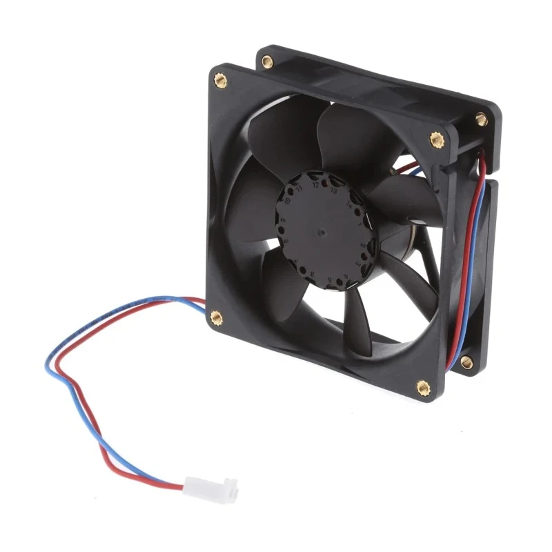 ebm-papst 8400 N Series Compact DC Axial Fan, 12V DC, 79 m³/h Airflow, 2.2 W, IP20 Protection, 80 mm Frame 