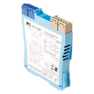 Eaton 2 Channel Galvanic Zener Barrier ATEX Certified DIN Rail Mount Screw Terminal MTL5561/RS