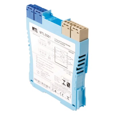 Eaton 2 Channel Galvanic Zener Barrier ATEX Certified DIN Rail Mount Screw Terminal MTL5561/RS