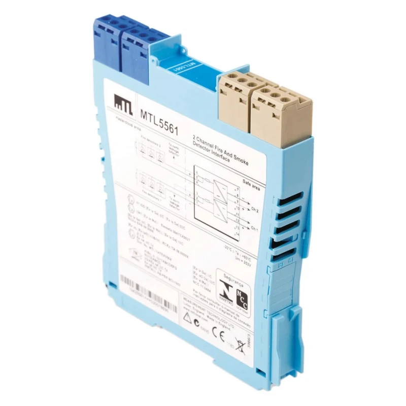 Eaton 2 Channel Galvanic Zener Barrier ATEX Certified DIN Rail Mount Screw Terminal MTL5561/RS