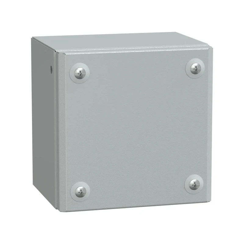 Schneider Electric PanelSeT SBM Series Steel Wall Box IP66, 150mm x 150mm x 120mm NSYSBM151512