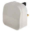 PowerConnections Mains Connector Converter Europe to UK Type G 3A Plug ECP-WNR-3A