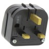 PowerConnections Mains Connector Converter Italy UK 10A 230V 3 Pin ICP3-BK-R-10A