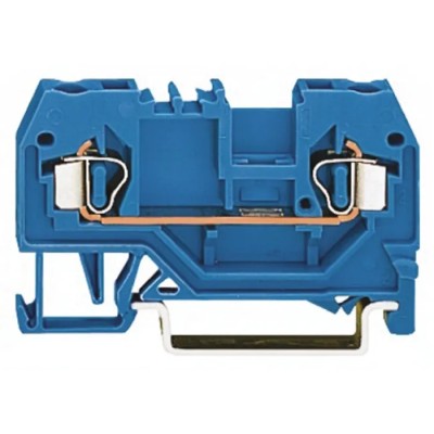WAGO 281 Series Feed Through Terminal Block Blue 4mm² 1-Level Cage Clamp ATEX IECEx 281-904