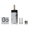RS PRO Pneumatic Solenoid Valve 5/2 Solenoid/Spring G 1/4 Aluminium Body NAMUR Mount 12/24V DC, 110/230V AC 3W 784-0044