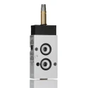 RS PRO Pneumatic Solenoid Valve 5/2 Solenoid/Spring G 1/4 Aluminium Body NAMUR Mount 12/24V DC, 110/230V AC 3W 784-0044