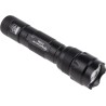 Nightsearcher UV LED Tactical Torch Black Aluminium Casing 2 x CR123A Batteries NSUVLED395