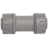 Polyplumb Plastic Pipe Fitting Straight Push Fit Coupler 15 mm PB015-10RS
