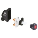 Bartec ComEx Series Illuminated Push Button Switch Panel Mount SPST Blue Green 07-3363-4810 + 05-0042-0050 + 05-0003-006500