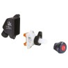 Bartec ComEx Series Illuminated Push Button Switch Panel Mount SPST Blue Green 07-3363-4810 + 05-0042-0050 + 05-0003-006500