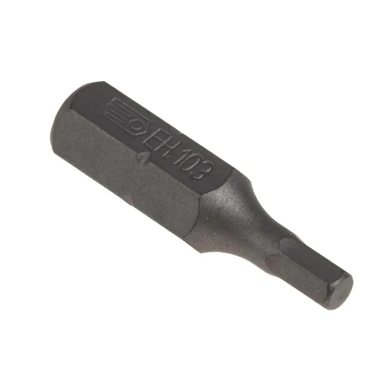 Facom Hex Screwdriver Bit 3 mm Tip, Hex Drive, 25 mm Overall EH.103