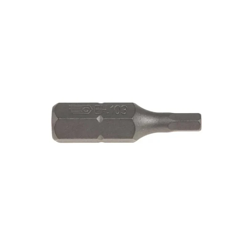 Facom Hex Screwdriver Bit 3 mm Tip, Hex Drive, 25 mm Overall EH.103
