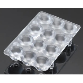 Ledil Petunia Series 12-Way LED Lens Rectangular Medium Angle Beam 28 to 32° Polycarbonate C12528_PETUNIA
