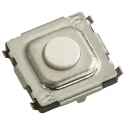 Wurth Elektronik White Tactile Switch SPST 20mA 15V DC Surface Mount 0.3mm Actuator 431153015826
