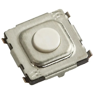 Wurth Elektronik White Tactile Switch SPST 20mA 15V DC Surface Mount 0.3mm Actuator 431153015826