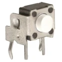 Wurth Elektronik White Tactile Switch SPST Momentary 50mA 12V dc Through Hole 431256031726