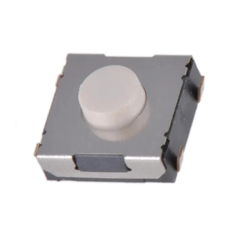 Wurth Elektronik White Tactile Switch SPST Momentary 50mA 12V DC Surface Mount 1.1mm Actuator 430473031826