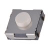 Wurth Elektronik White Tactile Switch SPST Momentary 50mA 12V DC Surface Mount 1.1mm Actuator 430473031826