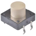 Wurth Elektronik White Tactile Switch Button 5 mm SPST 50mA 12 V dc Through Hole 430466085726