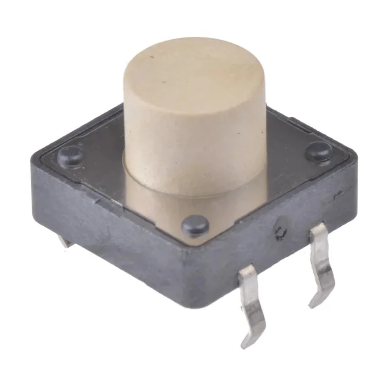 Wurth Elektronik White Tactile Switch Button 5 mm SPST 50mA 12 V dc Through Hole 430466085726