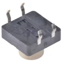Wurth Elektronik White Tactile Switch Button 5 mm SPST 50mA 12 V dc Through Hole 430466085726