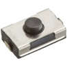 Wurth Elektronik Black Tactile Switch SPST 50mA 12 V dc Momentary Surface Mount 0.8 mm Actuator Length 434123025816