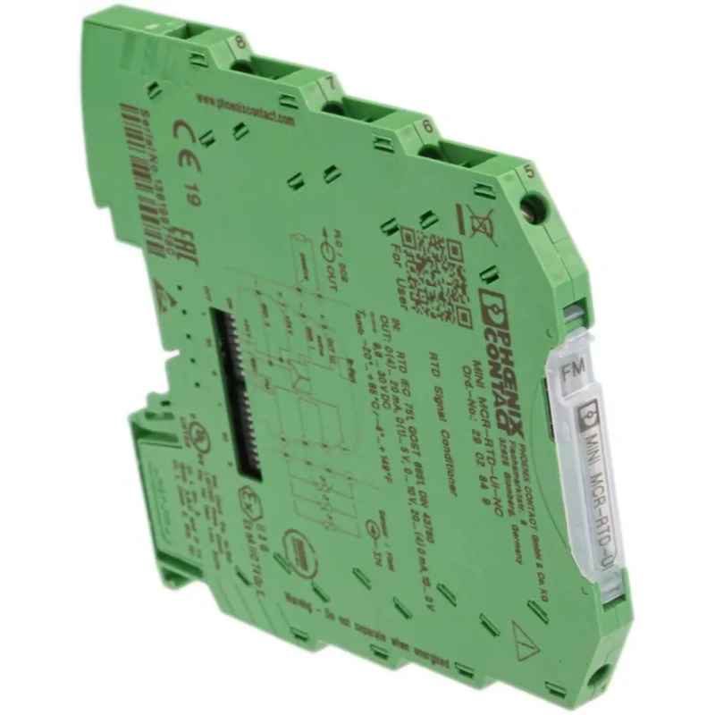 Phoenix Contact 3RS7025 Series Signal Conditioner, RTD Input, Current/Voltage Output, 30V DC Voltage, 9.6 V DC 2902849