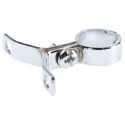 RS PRO Chrome Plated Brass Silver Stand Off Pipe Clamp 15mm 784-5002
